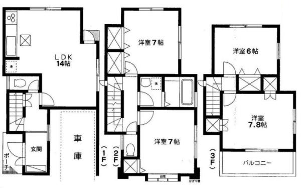 座間市ひばりが丘１丁目