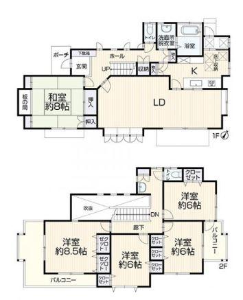 厚木市毛利台２丁目の中古一戸建て