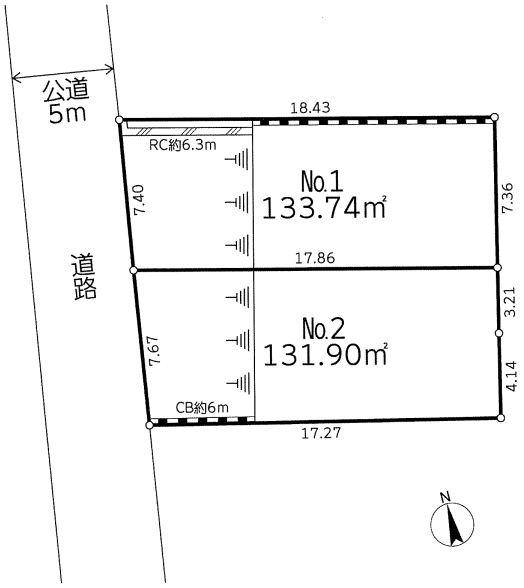 海老名市国分南3丁目の土地(間取り)