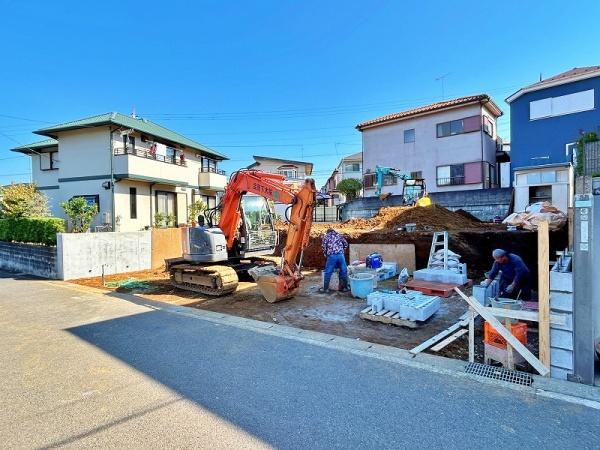 海老名市国分南3丁目の土地(現地土地写真)