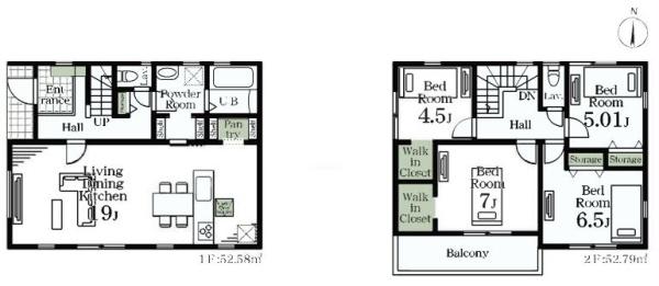 厚木市毛利台３丁目第２　１号棟