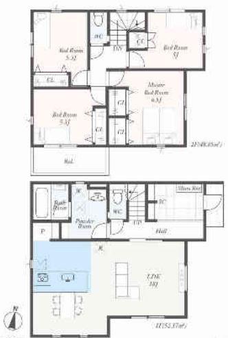 綾瀬市第1深谷上 1号棟