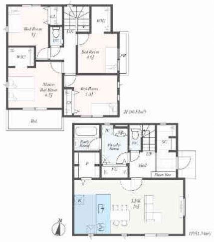 綾瀬市第1深谷上 4号棟