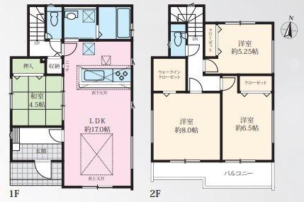 厚木市愛名７期　１号棟