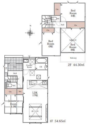 綾瀬市小園５期　１号棟