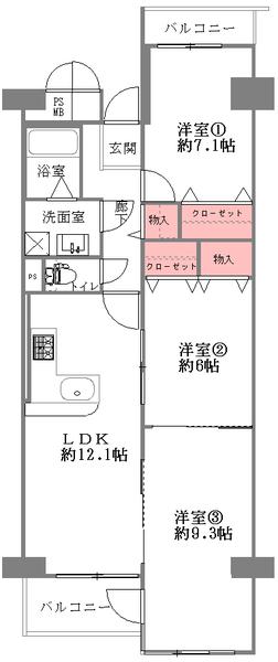 近鉄南港ガーデンハイツ23号棟
