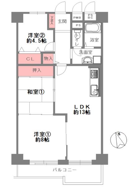 新北島コーポ３号棟