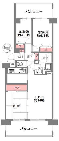 ベル・パークシティ画地ⅡK棟
