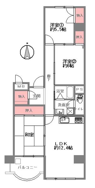 かもめ第1コーポ12号棟
