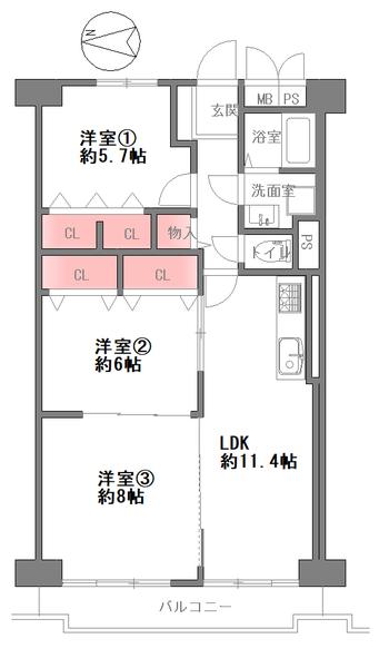 すみれ橋第一コーポ1号棟