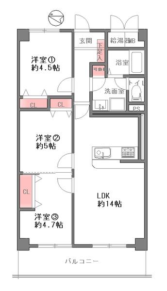 ユニライフ福島AB棟