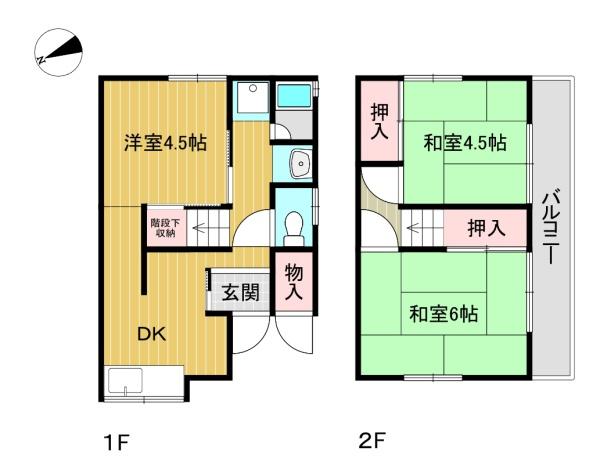 大東市大東町の中古テラスハウス