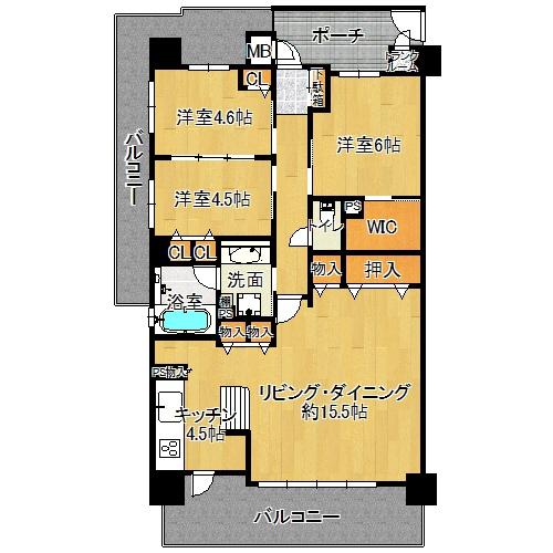 コスモシティ平野出戸駅前