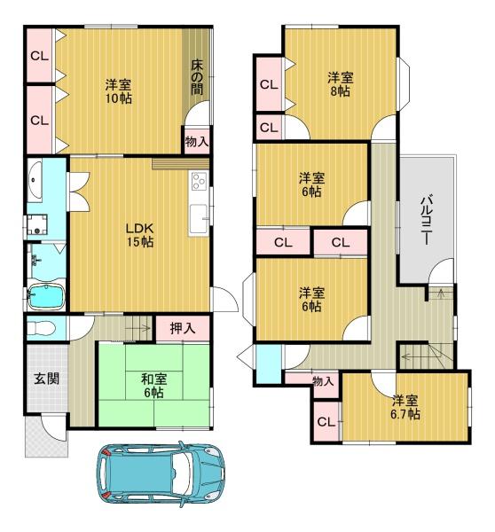 松原市南新町３丁目の中古一戸建
