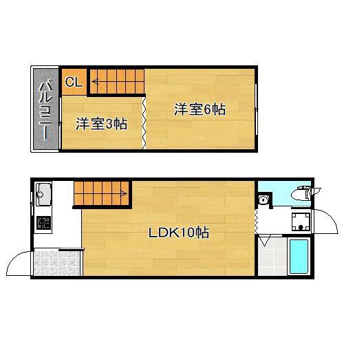 大阪市東住吉区照ケ丘矢田２丁目の中古テラスハウス