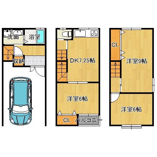 大阪市住吉区遠里小野３丁目の中古一戸建て