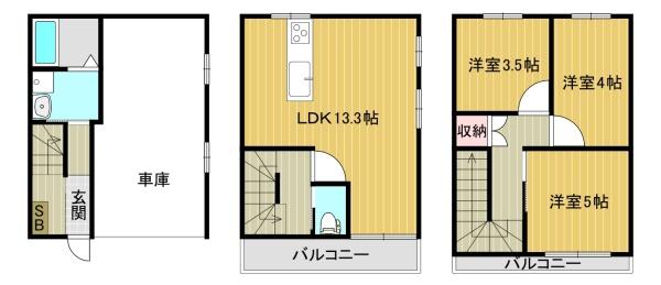 大阪市平野区加美西１丁目の中古一戸建て