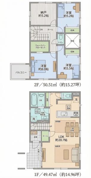 大阪市平野区瓜破西２丁目の新築一戸建