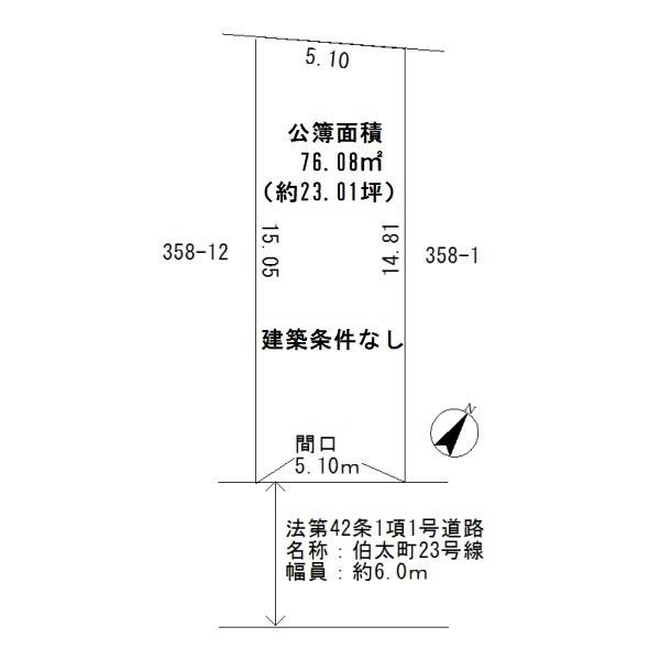 和泉市伯太町６丁目の土地