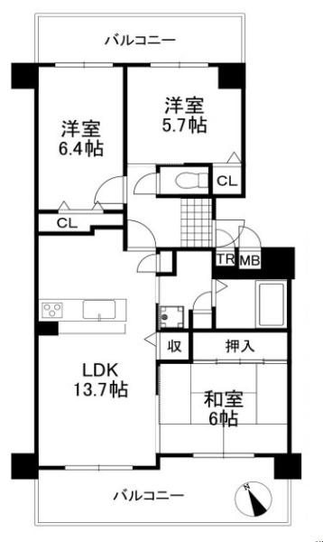 エバーランドシティ新・泉北　四番館