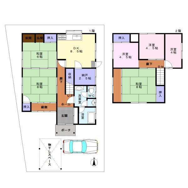 貝塚市三ツ松の中古一戸建て