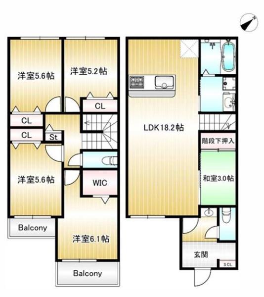 泉大津市北豊中町3丁目B棟　新築戸建