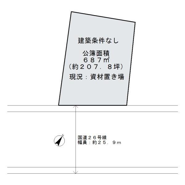 泉佐野市南中樫井　売土地