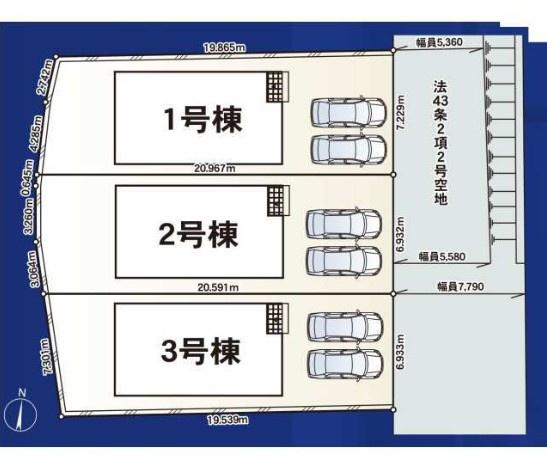 泉佐野市上瓦屋第3　3号棟　新築戸建