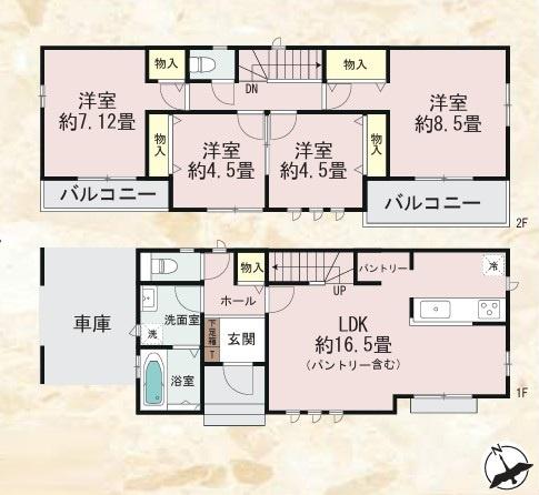 岸和田市春木大小路町　Ｄ号棟　新築戸建