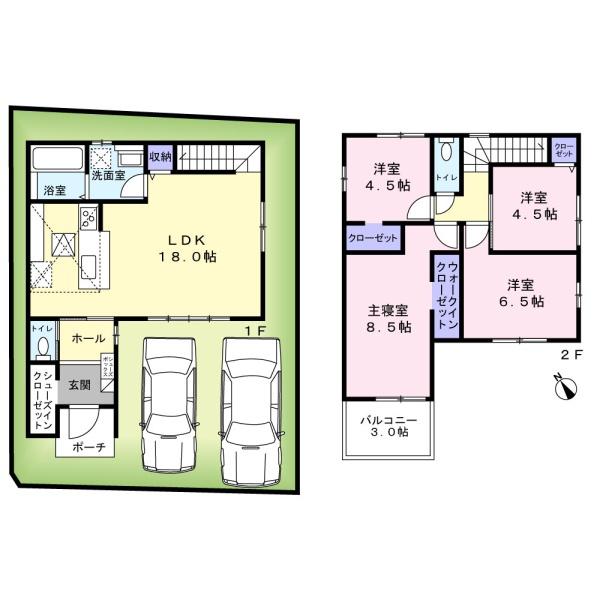 泉大津市千原町1期1号棟　新築戸建