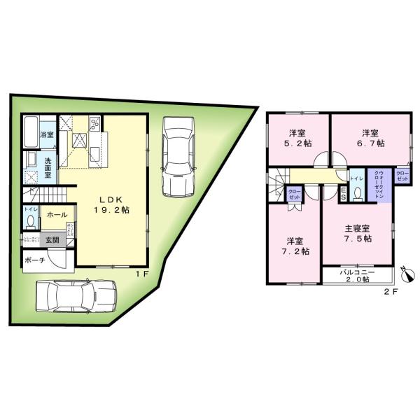 泉大津市千原町1期2号棟　新築戸建