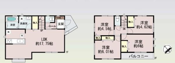 泉北郡忠岡町忠岡東２丁目１号棟　新築戸建