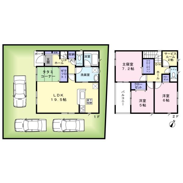 泉南市鳴滝第2期2号棟　新築戸建