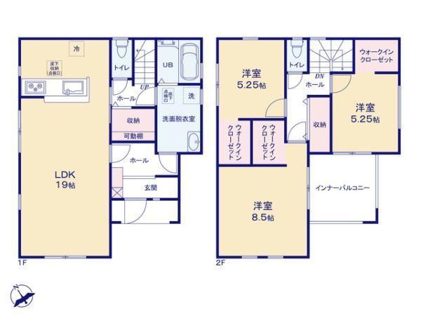 阪南市尾崎町4丁目2号棟　新築戸建