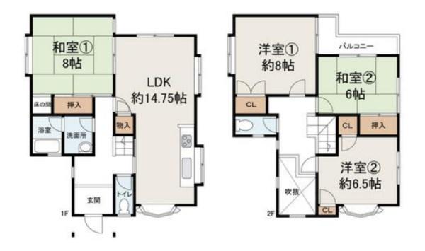 岸和田市極楽寺町1丁目　中古戸建