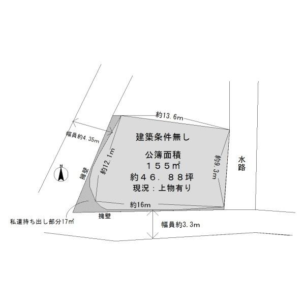 貝塚市名越　売土地