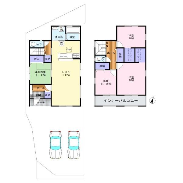 岸和田市上町3期2号棟　新築戸建