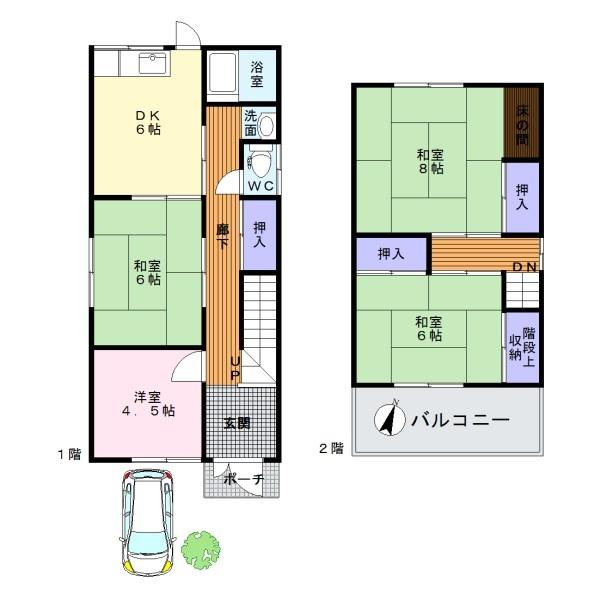 岸和田市上松町４丁目の中古一戸建て