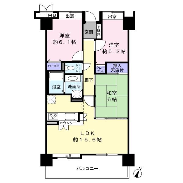 シャルマンフジ岸和田上町パークインパーク