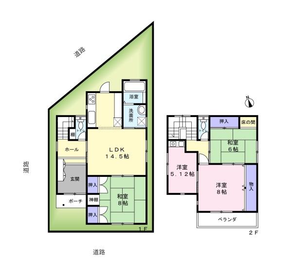 岸和田市下野町１丁目の中古一戸建て
