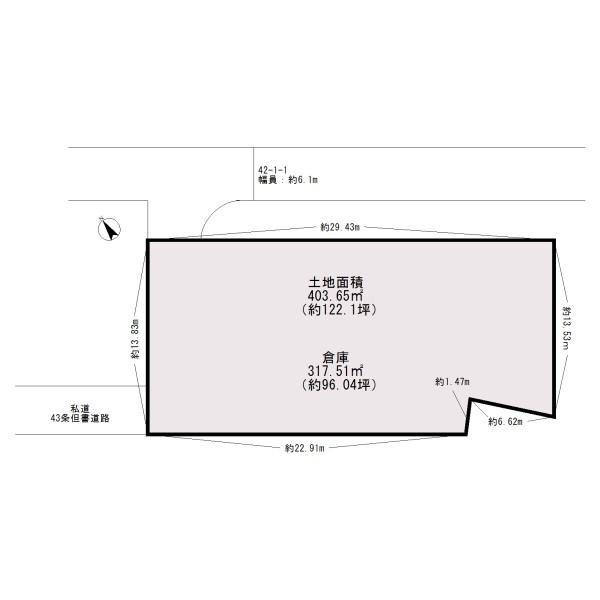 泉北郡忠岡町北出３丁目　倉庫