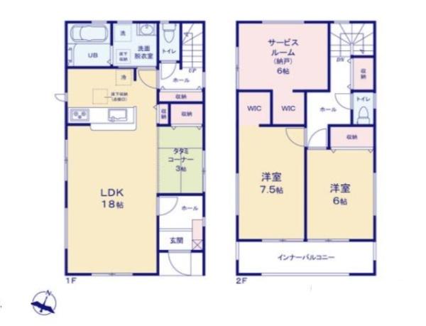 貝塚市三ツ松5期1号棟　新築戸建