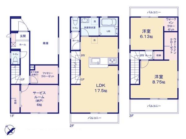 泉大津市池浦町4丁目1号棟　新築戸建