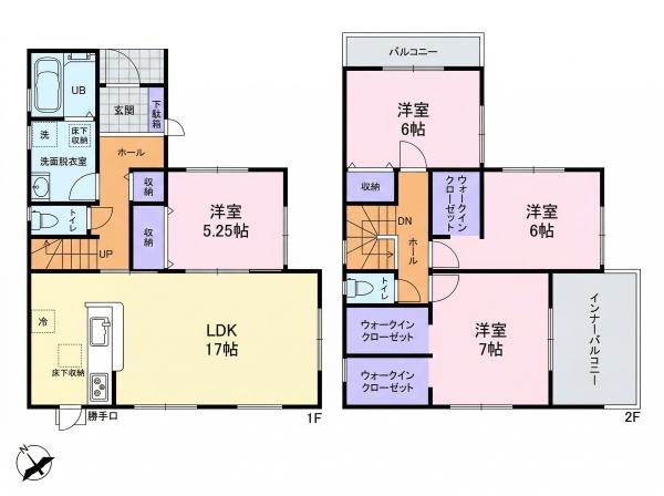 貝塚市久保9期1号棟　新築戸建