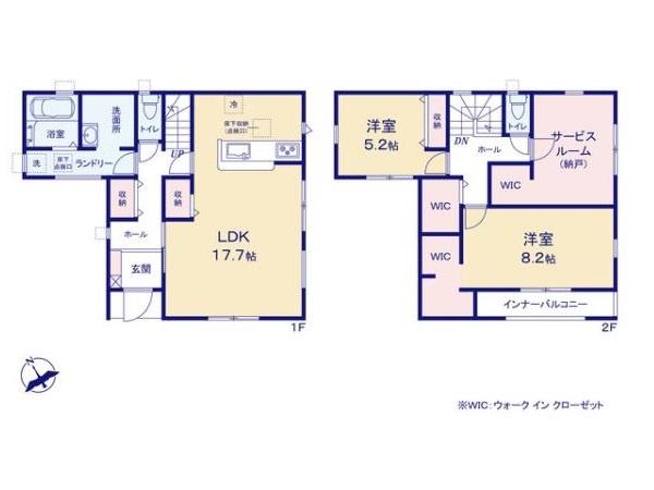 貝塚市澤9期1号棟　新築戸建