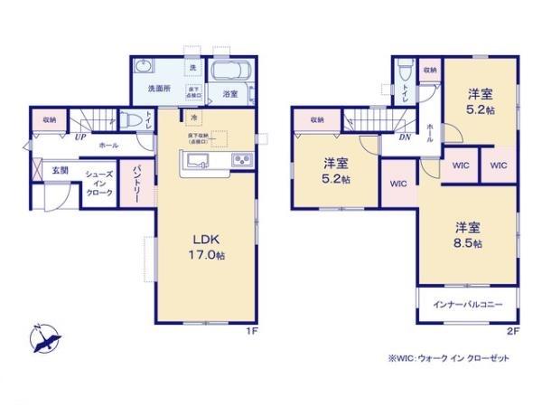 貝塚市澤9期2号棟　新築戸建