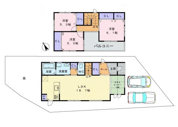 岸和田市田治米町　中古戸建