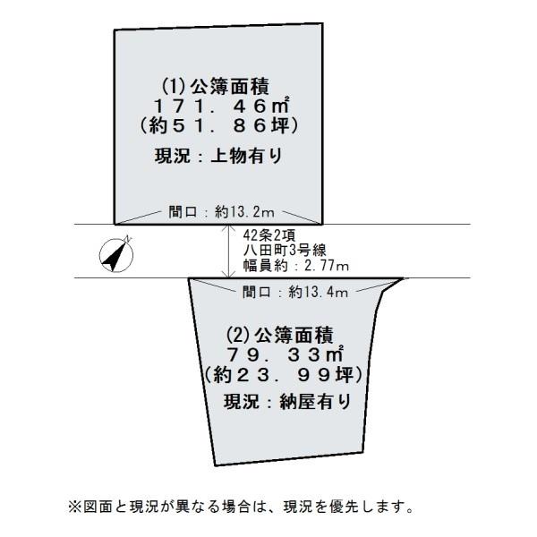 岸和田市八田町の土地