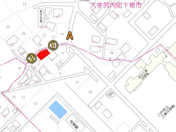 八戸市大字尻内町字中根市の土地