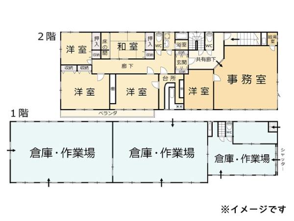 八戸市妙西平　売事務所兼作業場　5147（A）